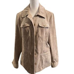 Croft & Barrow Cute  jacket looks & feels like corduroy such a versatile piece